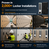 Système de Verrouillage Électronique A810 pour Casiers – Idéal Projets Ingénierie, Commerce, Gymnases, Spas, Hôtels, Écoles – Accès par Carte RFID, Code PIN, Bracelet