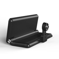 Caméra de recul de voiture avec écran rétroviseur 7,84 pouces 4G BT double objectif avec navigation GPS, boîte noire de voiture GPS double caméra 8 pouces, enregistreur vidéo