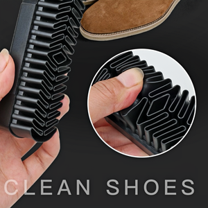 Nouvelle <span class=keywords><strong>brosse</strong></span> noire pour le nettoyage des chaussures en daim, outil de nettoyage du nubuck, <span class=keywords><strong>brosse</strong></span> à polir en caoutchouc crêpé - Product Image 5
