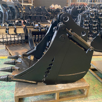 MONDE Premium Machined 4IN1 Excavator Bucket Hydraulic Grab Bucket untuk Penyortiran dan Pemindahan Material di Pelabuhan.