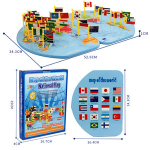 Mapa del Mundo de Rompecabezas para Niños, Juegos para Niños, Deportes de Interior - Product Image 4