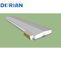Hangars à chèvres surélevés à structure métallique préfabriquée à construction rapide pour abris pour moutons à vendre