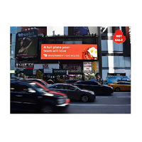 Écran LED extérieur haute luminosité gérable à distance, panneau d'affichage vidéo LED extérieur pour autoroute, centre commercial, parking