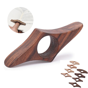 Soporte de Madera para Páginas, para una Lectura Cómoda con una Sola Mano, Regalo Hecho a Mano para Amantes de los Libros, Accesorio de Lectura, Soporte para Libros - Product Image 2