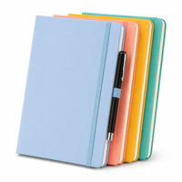 Carnet en cuir personnalisé avec reliure spirale, livraison porte-à-porte, boîte en papier d'art, stylo personnalisable, fabriqué en Chine