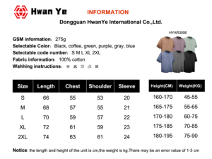 Camisetas al por Mayor con Lavado Ácido, 100% Algodón, 275 g/m², Alta Calidad, Estilo Vintage, Unisex, Camisetas Extra Grandes para Hombre - Product Image 6