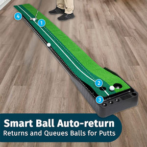 Tapis d'entraînement de golf portable avec retour de balle pour l'entraînement au putting - Product Image 4