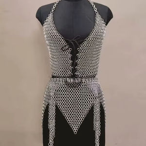 Cota de malla medieval renacentista para mujer - Product Image 1