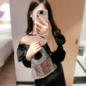 Su misura di bling di cristallo di sera della <span class=keywords><strong>borsa</strong></span> delle donne del sacchetto di tote - Product Image 5