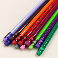 Crayons de couleur sans bois EN71 de 7,5 pouces, non toxiques, idéaux pour les enfants, les écoliers, fournitures scolaires, vente en gros, 40 pièces, personnalisables