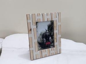 Mosaïque de résine indienne, cadre Photo décoratif pour la maison, fait à la main - Product Image 2