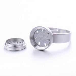 Anillo Difusor de Aromaterapia de Acero Inoxidable y Titanio, Resistente a la Decoloración, con Diseño de Árbol de la Vida, para Mujer - Product Image 5