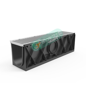 Caniveau <span class=keywords><strong>de</strong></span> drainage modulaire en HDPE à connexion facile avec grille en plastique - Product Image 2