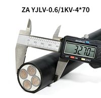 ZA YJLV 0,6/1kV 4*70mm² Klasse A Flammhemmendes Aluminiumleiter XLPE-Isoliertes Stromkabel