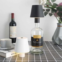 Lampe de table sans fil à capteur tactile OEM Nordic, rechargeable par USB, LED, impression numérique écologique, ambiance maison/café