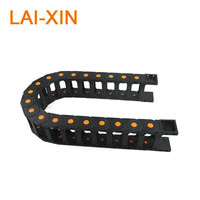 Chaîne de protection de câbles électrique flexible en plastique CNC LAI-XIN 40mm