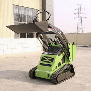 Mini-chargeuse compacte sur chenilles avec moteur essence Honda, pompe à engrenages, chargeuse frontale, capacité 500 kg, nouvelle, pour travaux de terrassement, fiable - Product Image 1