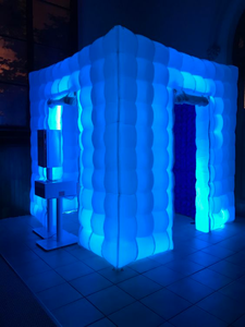 LED Cubo inflable Photo Booth Carpa Photo Booth Recinto para <span class=keywords><strong>la</strong></span> venta Blanco o Negro Signo personalizado - Product Image 3