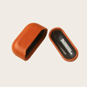 <span class=keywords><strong>Boman</strong></span> Luxury Custom Designer Housse de protection en cuir véritable pour airpods 2 3 Pro - Product Image 5