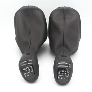 Mercedes-Benz W203S203 Gear <b>Shift</b> <b>Knob</b> Black Leather Ergonomic Manual Transmission Car Part - Product Image 2