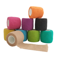 Pansement auto-adhésif non tissé facilement déchirable, bandage élastique cohésif pour animaux