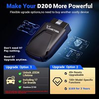 Herramientas de Diagnóstico para Autos 2026, VDIAGTOOL D200 Inalámbrico BT, Escaneo Completo del Sistema OBD2, Escáner Bidireccional, Actualización Gratuita, PK XTOOL A30M