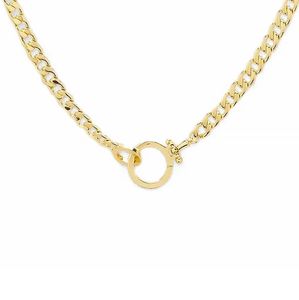 Inspire เครื่องประดับออกแบบที่กําหนดเอง Katie ขอบโซ่ Charm สร้อยคอสแตนเลสสร้อยคอทองผู้หญิงเครื่องประดับคุณภาพสูง - Product Image 1