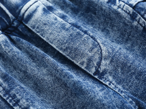 Vêtements pour enfants écologiques, vêtements pour garçons, vêtements en denim délavé uni pour l'automne, ensembles de 2 pièces - Product Image 5