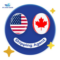 Ever Ocean Schnelle Liefer preise Kosten Fcl Lcl Express Tür-zu-Tür-Agent Services Seefracht-Spediteur Ddp nach USA Versand Kanada