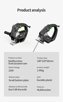 Scie sauteuse électrique sans fil Portable 850W Machine bricolage de qualité industrielle alternative coupe du bois et du métal alimenté par batterie