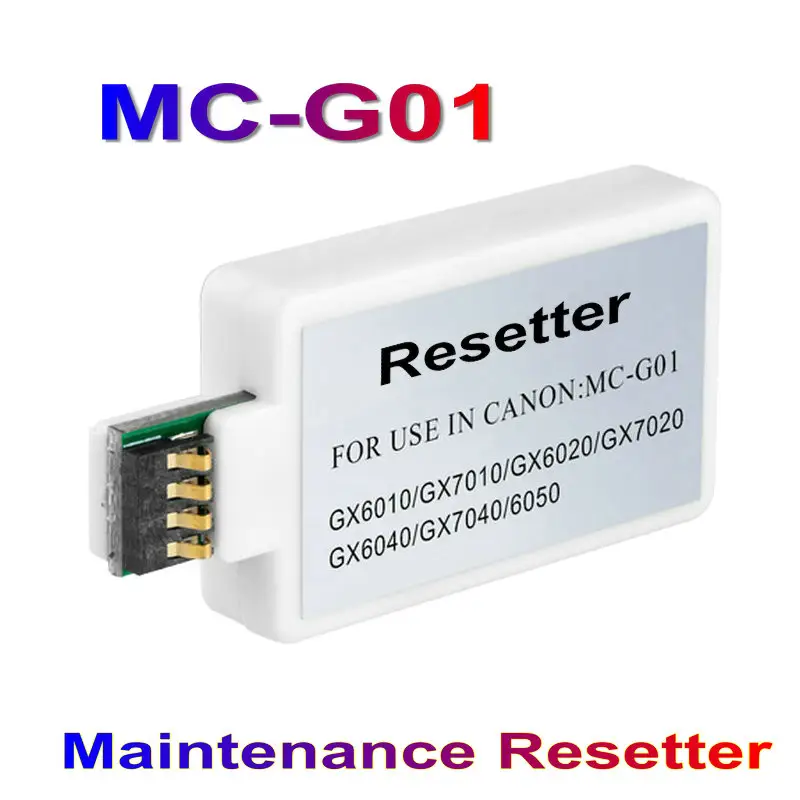 MC-G01 रखरखाव Resetter के लिए रीसेट कैनन GX6010 GX7010 GX6020 GX7020 GX6030 GX7030 GX6040 GX7040 GX6050 GX7050 GX6060 GX7060