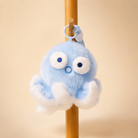 En gros, Pendentif en peluche mignon d'animaux marins : Phoque, Homard, Crabe, Orca, Requin, Étoile de mer, Poulpe, Jouet en peluche d'animal marin pour cadeau