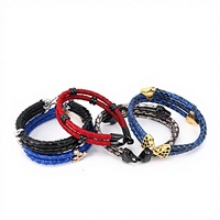 Luxury Hand Made Bangle Genuine Python Stingray Bracelet