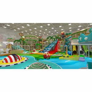 Trẻ em chất lượng cao không gian chủ đề Sân chơi trong nhà trung tâm với các slide lớn cho trẻ em thiết bị chơi mềm - Product Image 5