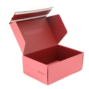 Boîte d'expédition en carton personnalisée avec logo, bande adhésive à fermeture éclair, bande adhésive à déchirure facile, boîte postale auto-adhésive pour <span class=keywords><strong>l</strong></span>'envoi commercial - Product Image 2