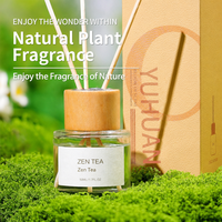 Diffuseur de parfum d'intérieur de style nordique avec logo personnalisé, ensemble de diffuseurs à bâtonnets d'huiles essentielles parfumées de luxe avec emballage cadeau haut de gamme