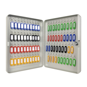 Nhà khách sạn Văn phòng trường treo tường Tủ chìa khóa thép với móc có thể khóa giữ 20-160 phím lưu trữ an toàn - Product Image 4