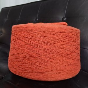 Hilo de Algodón Reciclado y Poliéster Mezclado Naranja OE Ne8/2, Hilo Ecológico para Hamacas Más Vendido a Precio Directo de Fábrica - Product Image 4