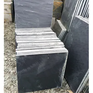 Diapositives de pierres en ardoise naturelle verte et noire, 50 pièces, pour plancher, carreaux de chaussée pour maison, décoration de jardinage, aménagement paysager