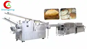 Arabic Bread Production Line Automatic Production Line For Arabic Bread Tortilla Machine Forming And Baking Tortillas