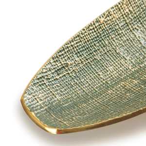 Plato de servicio con textura de aluminio para vajilla para el hogar, hoteles y restaurantes, plato de frutas con forma ovalada de aluminio - Product Image 6