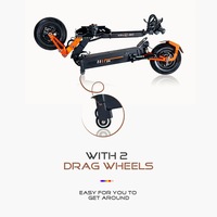Trottinette électrique pliable haute performance en alliage d'aluminium 48V 5000W, étanche, ultra longue autonomie, 70 km/h, véhicule tout-terrain pour trajets quotidiens