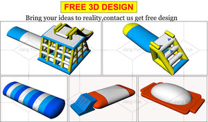 Aqua Đồ Chơi Hồ Nổi Nước Inflatable Catapult Blob Nhảy Cho Thuê Inflatable Nước Jumping Gối Cho Bán - Product Image 5