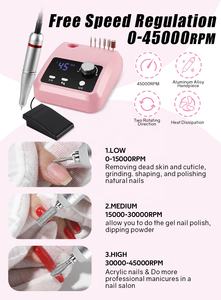 Nueva máquina perforadora <span class=keywords><strong>de</strong></span> <span class=keywords><strong>uñas</strong></span> <span class=keywords><strong>de</strong></span> 45000RPM, <span class=keywords><strong>torno</strong></span> profesional <span class=keywords><strong>de</strong></span> <span class=keywords><strong>uñas</strong></span> con pantalla LCD grande, pulidora eléctrica para manicura, lijadora <span class=keywords><strong>de</strong></span> <span class=keywords><strong>uñas</strong></span> artística - Product Image 5