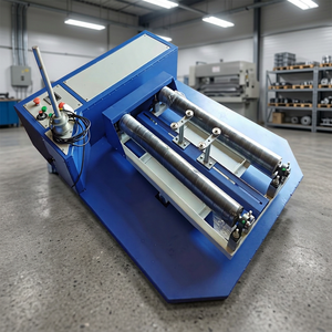 Máquina Envolvedora de Bobinas Horizontales Eléctrica Semiautomática Controlada por PLC LEW, para Empaquetado de Cajas de Aluminio, Papel y Fleje de PP, Fácil de Operar, 220V - Product Image 3