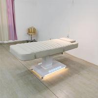 Cama de Masaje Eléctrica Multifuncional de Lujo con 3 Motores, Estructura de Acero Inoxidable, Moderna, para Hotel, Sala de Estar, Uso Comercial
