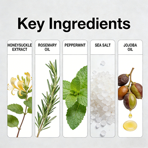 Gommage capillaire à base de plantes tout-en-un pour tous types de cheveux, nettoyage en profondeur et nutrition avec des extraits naturels, 283,5 g - Product Image 3
