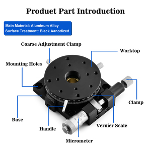 Diacion RSPG125 ad alta precisione ottico test CNC stadio rotativo 125mm R-asse montato mastro micrometro testa guida lineare - Product Image 4