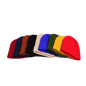 Mũ mùa đông cho phụ nữ mới Beanies dệt kim màu Rắn Dễ Thương Mũ cô gái mùa thu nữ Beanie mũ ấm hơn nắp ca-pô nữ Mũ giản dị - Product Image 2