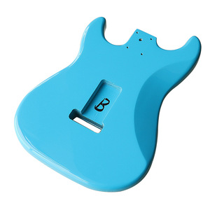 Cuerpo de guitarra eléctrica DIY verde para ensamblaje, accesorios modificados para instrumentos musicales - Product Image 2